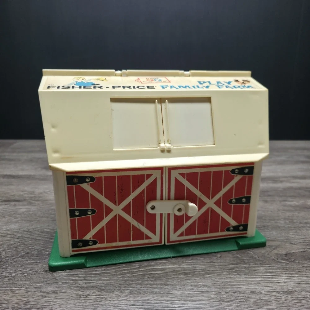 Vintage 1960's FISHER PRICE Play Family Farm - Barn Only